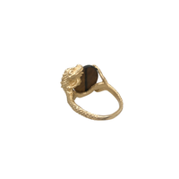 Tiger Eye & Dragon Ring (14K)
