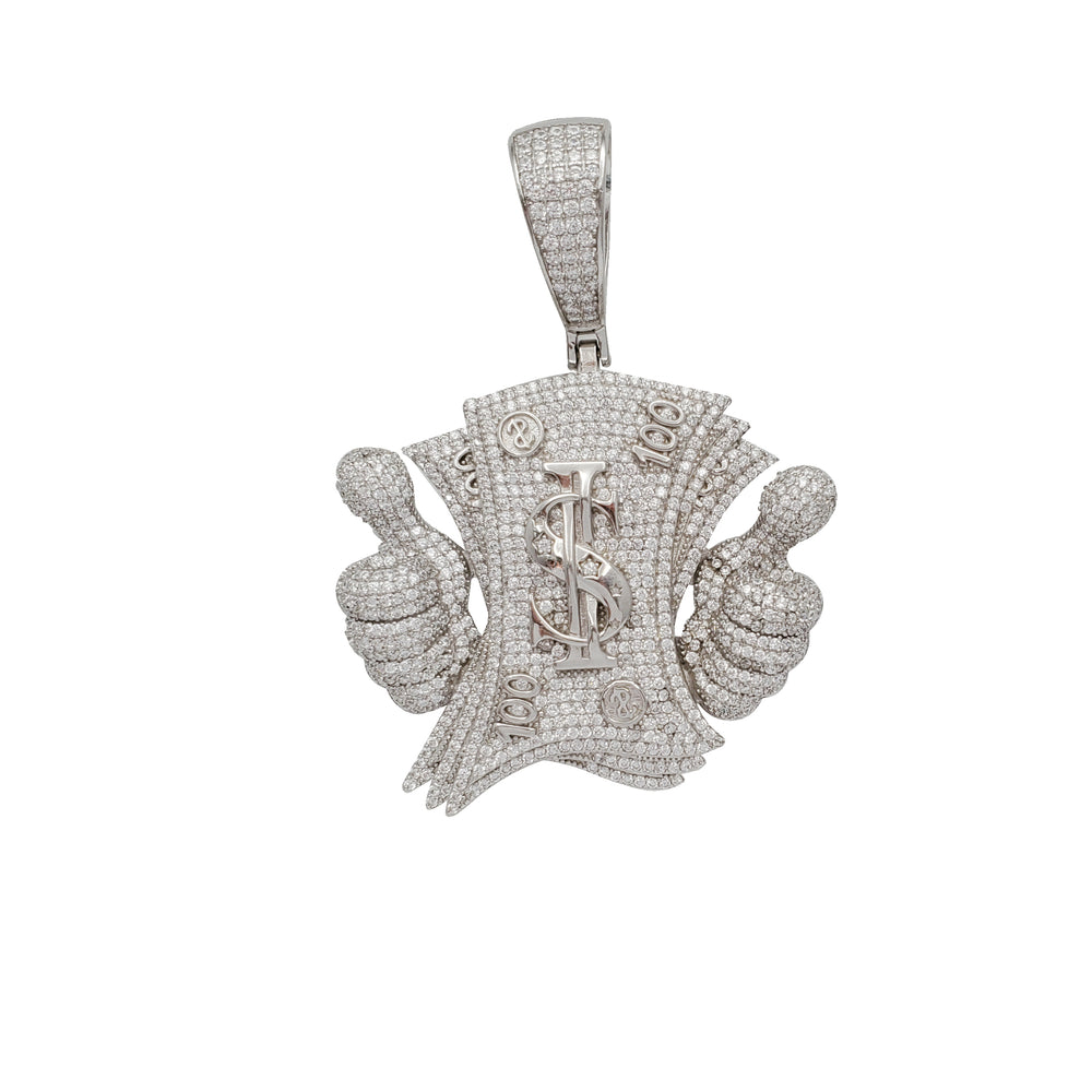 Dollar Sign Pendant (Silver)