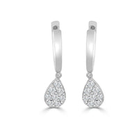 Diamond Ice Drop Earrings (14K)