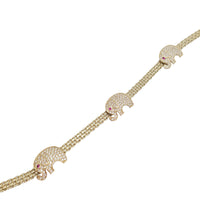 Elephant Bismark Bracelet (14K).