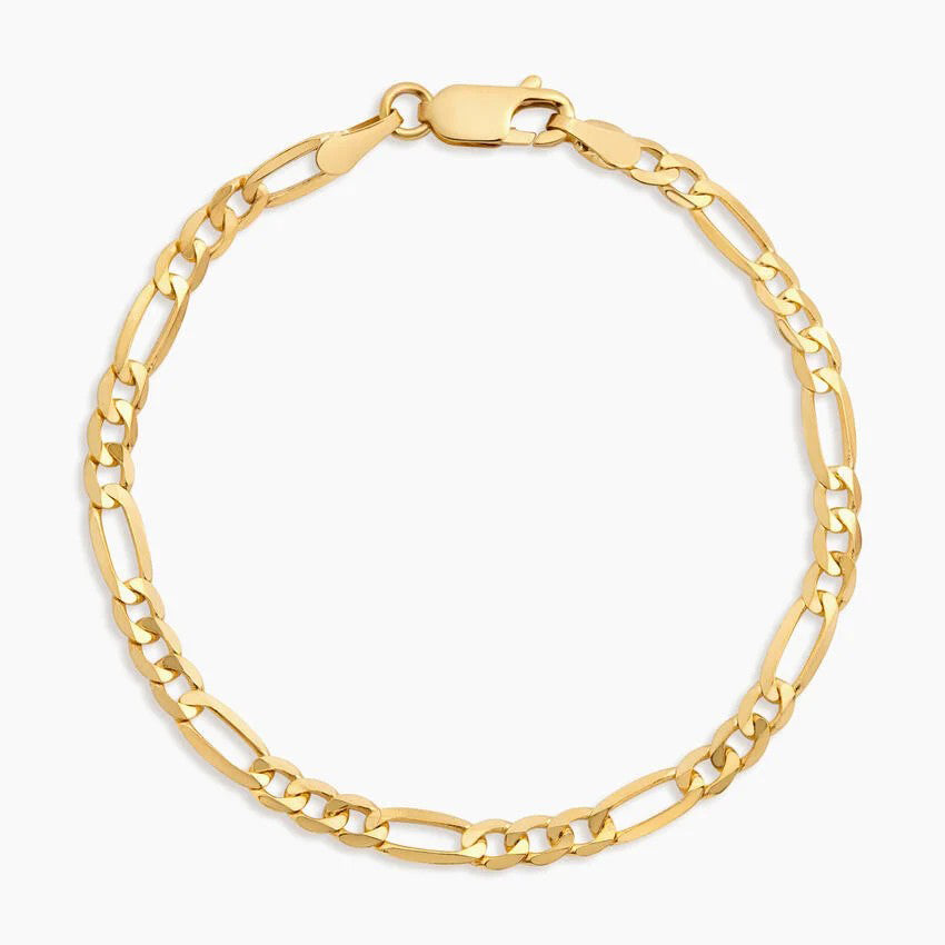 Solid Figaro Bracelet (14K)