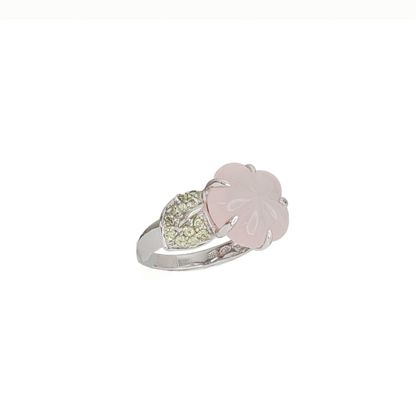 Pink Blossom Flower Ring (14K)