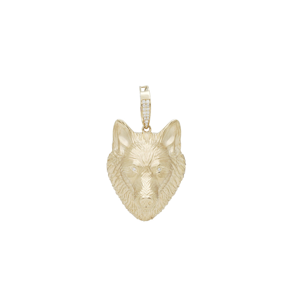 Fox Head Pendant (14K)