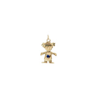 Girl Heart Birthstone Pendant（14K ）