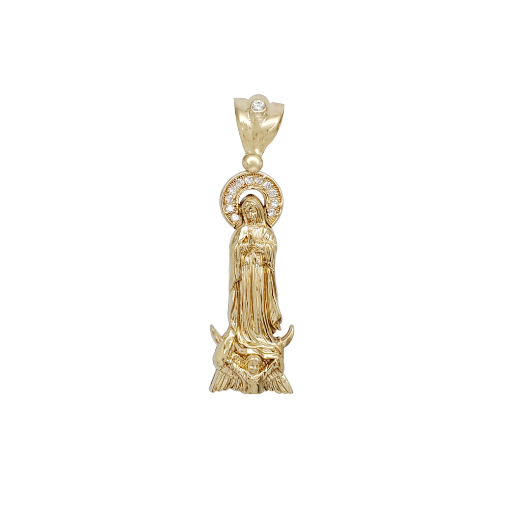 Guadalupe Virgin  Pendant (14K)