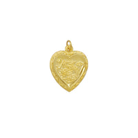 Heart Shape Dragon Pendant (24K)