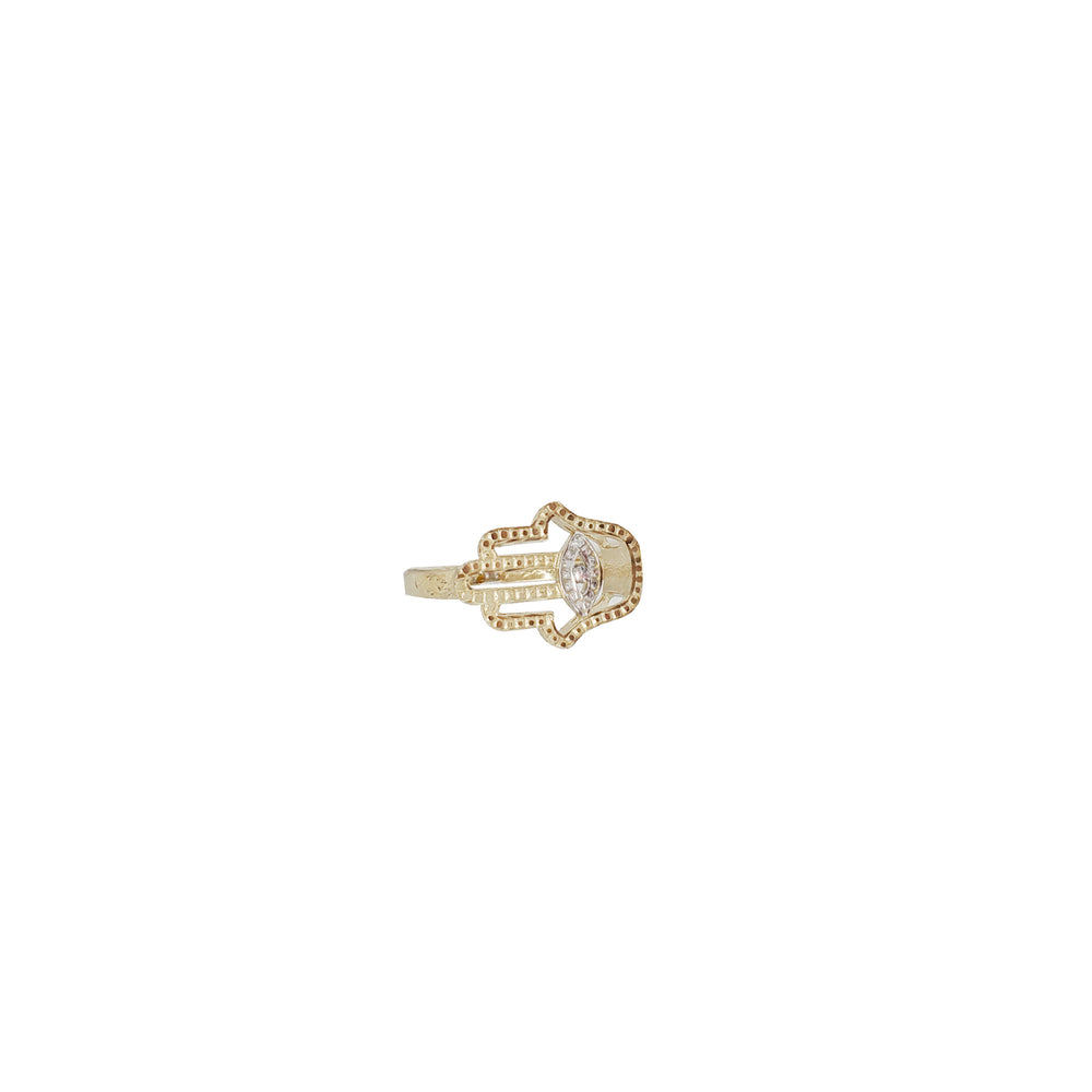 Hamsa Hand Ring (14K)