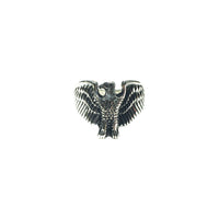 Antique-Finish Hawk Ring (Silver)