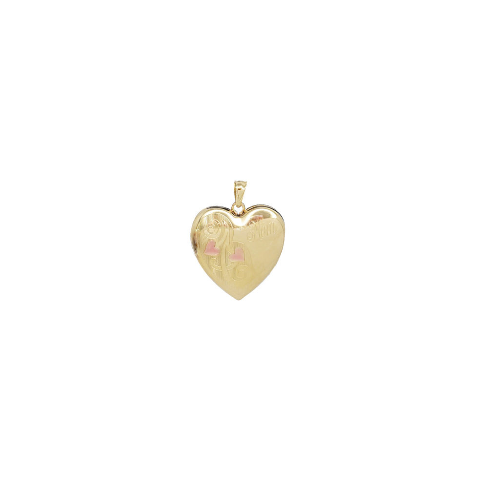 Heart Lock  Pendant (14K)