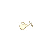 Heart Locket Earrings （14k）