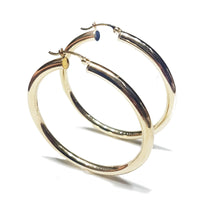 Hoop Earrings (Plain) 14K