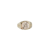 Tricolor  Horseshoe Ring (14K)