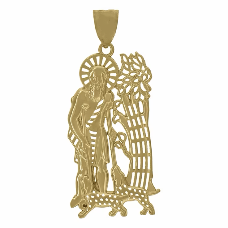 Saint Lazarus Pendant (14K)