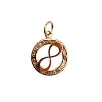 Infinity CZ Pendant (14K)