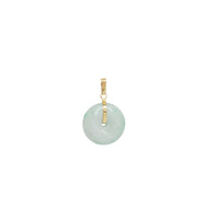 Jade Round Pendant (14K)