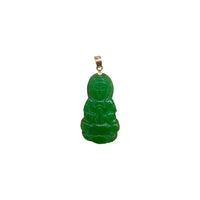 Green Guanyin Pendant (14K)