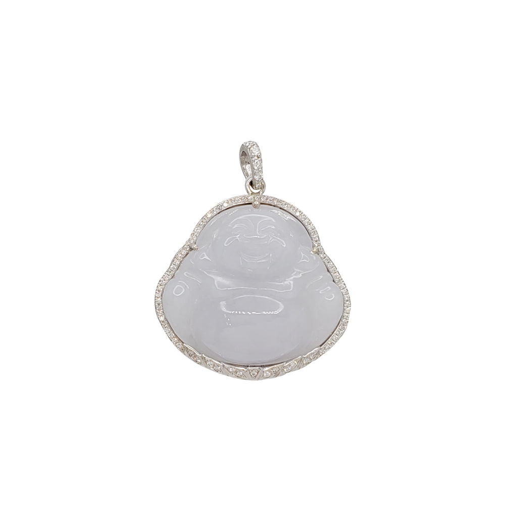 Jade Buddha Pendant (14K)