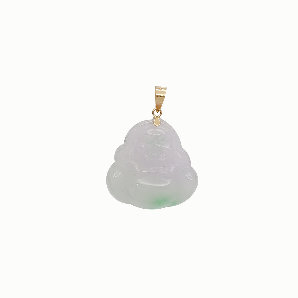 Jade Buddha Pendant (14K)