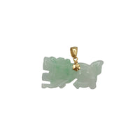 Brave Troops (Pixiu) Jade Pendant ( 14K)