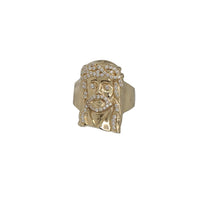 Jesus Head Ring (14K)