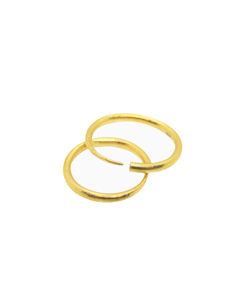 Plain Huggie Earring (24K)