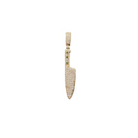 Iced-Out Butcher Knife Pendant (14K)