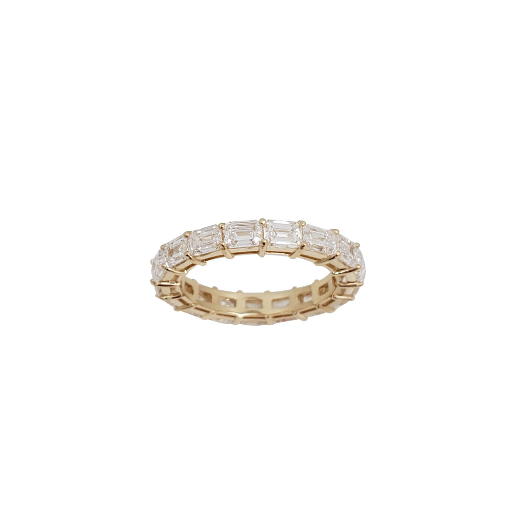 Channel Set Bagguete Ring(14K)