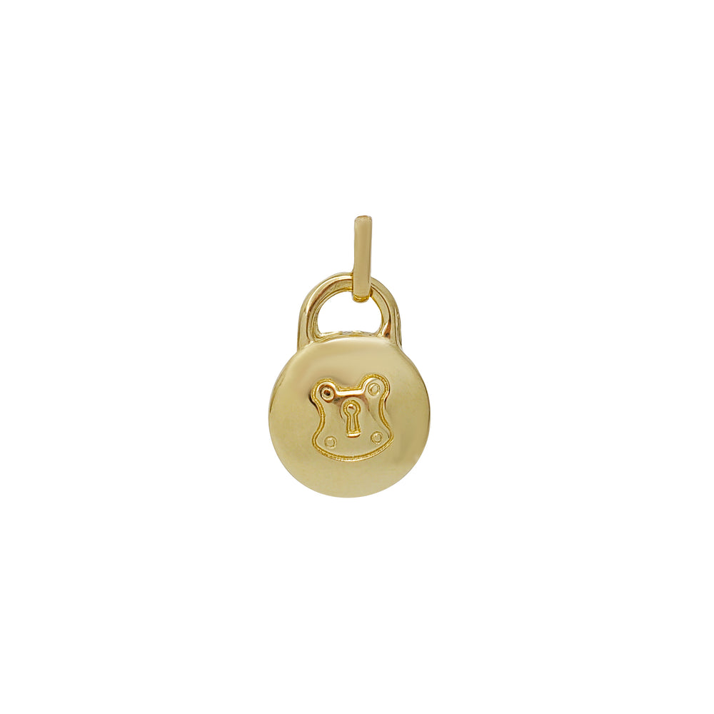Lock Pendant (14K)