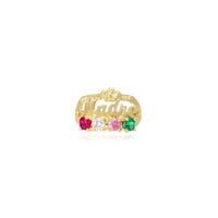 Multi-Color Gemstone "Madre" Ring (14K)