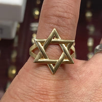 Star Of David Ring (14K)