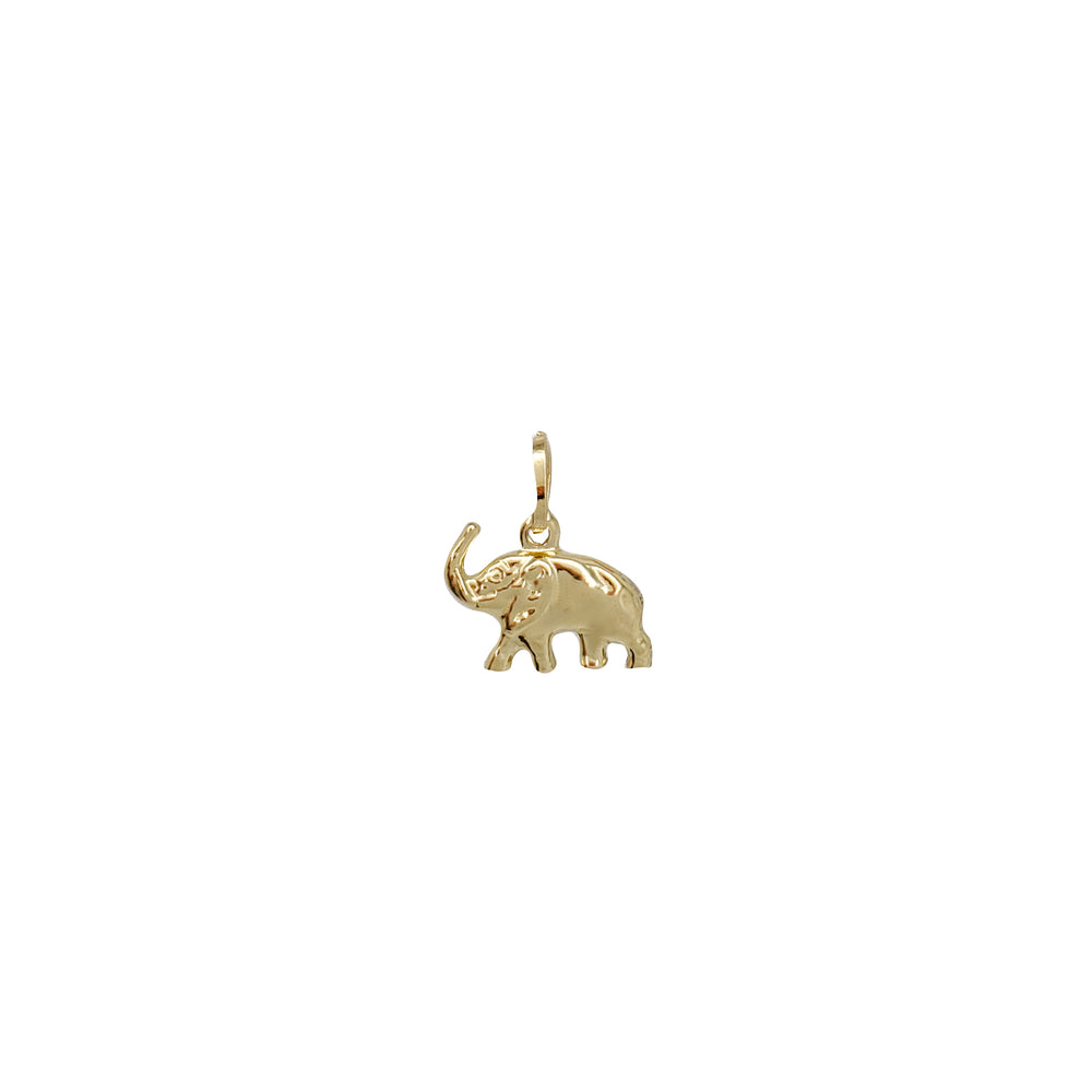 Mini Elephant Pendant (14K)