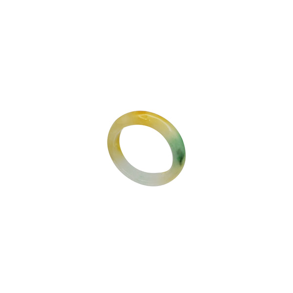 Multicolor Jade Ring