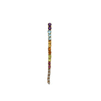 Multi-Color Worm Birthstone Pendant (14K)