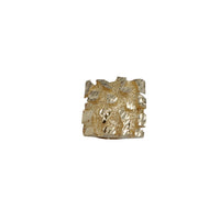 Colossal Square Nugget Ring (14K)