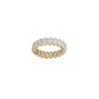 Oval Lab Grown Diamond Ring （14K)