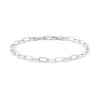 Paper Clip Bracelet (Silver)
