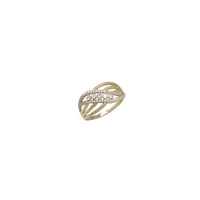 Pave Bypass Ring (14K)