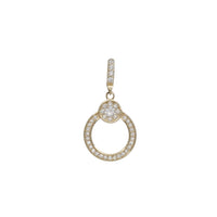 Double  Circle Fancy Pendant (14k)