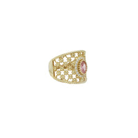 Fancy Cubic Zirconia Ring (14K).