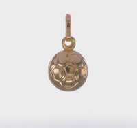 3D Soccer Ball Pendant (14K)