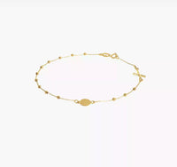 Virgin Mary Rosary Bracelet (14K)