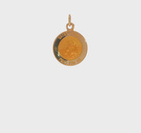 Solid Saint George Medal Pendant (14K)