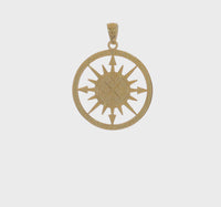 'I Would Be Lost Without You' Compass Pendant (14K)