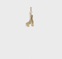 3D Roller Skate Pendant (14K)