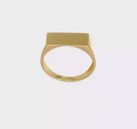 Rectangle Signet Ring (14K)
