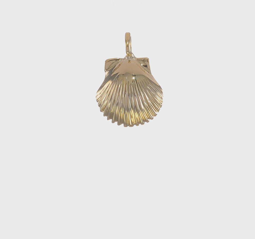 Sea Shell Pendant (14K) 360 - Popular Jewelry - New York