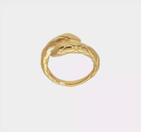 Criss Cross Bypass Ring (18K)