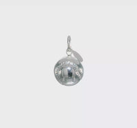Baseball 3D Pendant (Silver) 360 - Popular Jewelry - New York