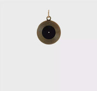 Golden Vinyl Record Pendant (14K)