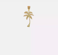 Beach Palm Tree Pendant (14K)